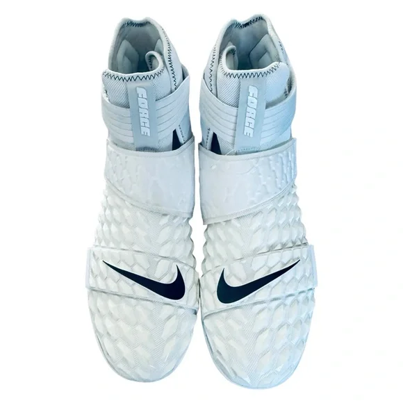 NEW Nike Force Savage Elite 2 White Wolf Grey Football Cleats AH3999-100 - Picture 2 of 6